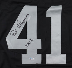 Phil Villapiano Signed Oakland Raiders Jersey Inscribed "SB XI" (Beckett) LB