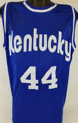 Dan Issel Signed Kentucky Wildcats Blue Custom Jersey (JSA COA) Denver Nuggets