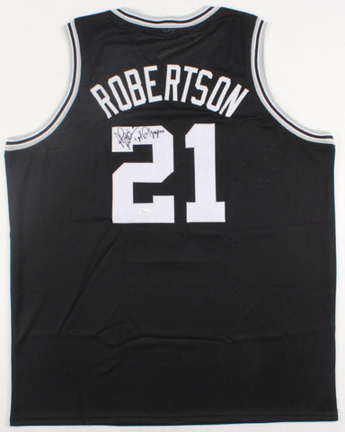 Alvin Robertson Signed San Antonio Spurs Jersey Inscribed"'84 Olympics"(JSA COA)