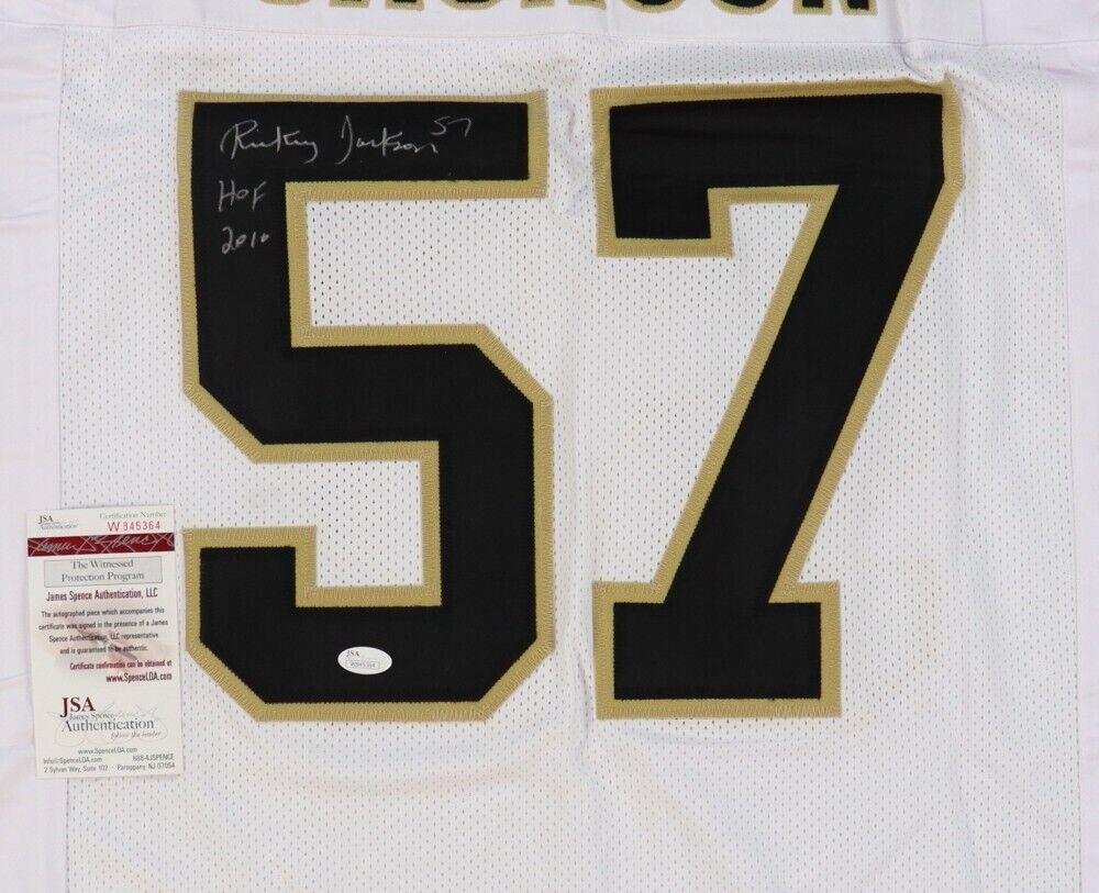 Ricky Jackson Signed New Orleans Saints Jersey Inscribed 'HOF 2010' (J –