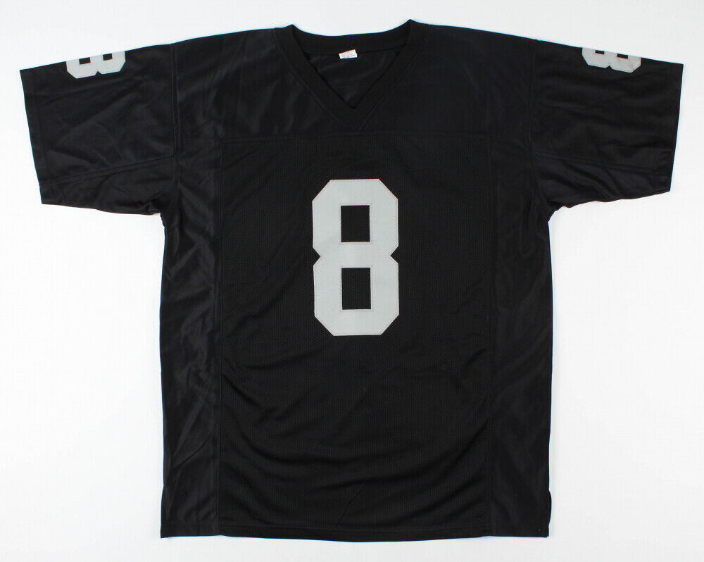 Gold & Silver Pawn Shop Ray Guy #8 Signed Raiders Jersey