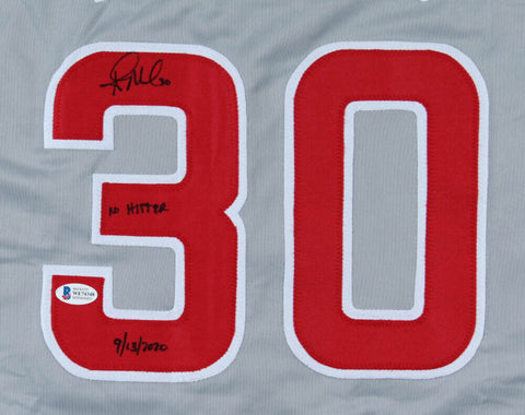 Alec Mills Signed Chicago Cub Highlight Stat Jersey Inscibd "No Hitter 9/13/202"