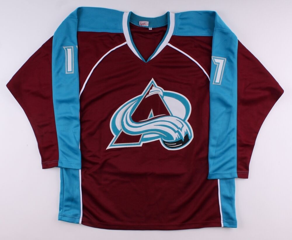 Game-worn and signed Colorado Avalanche Jersey