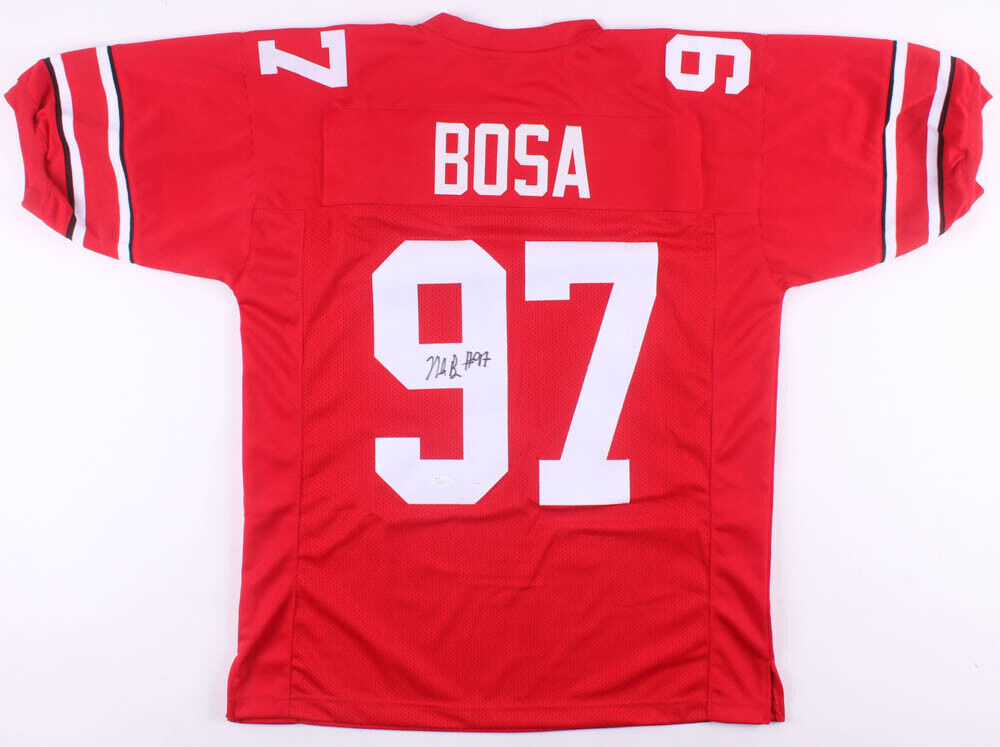 Nick Bosa Signed Ohio State Buckeyes Jersey (JSA COA) 2019 #2 Overall Draft Pick