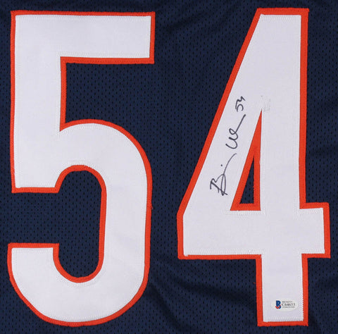 Brian Urlacher Signed Chicago Bears Jersey (Beckett COA) 8xPro Bowl Linebacker