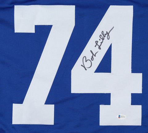 Bob Lilly Signed Cowboys Jersey (Beckett COA) 1st ever Dallas Draft pick 1961 DT