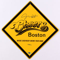 George Wendt Signed "Cheers" 12x12 Metal Sign Inscribed "Norm" (MAB Hologram)