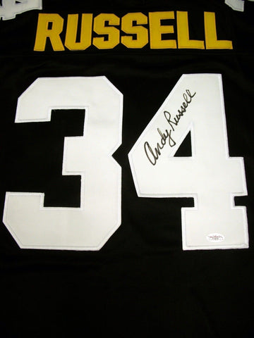 Andy Russell Signed Steelers Jersey (JSA COA) Pittsburgh Linebacker (1963–1976)