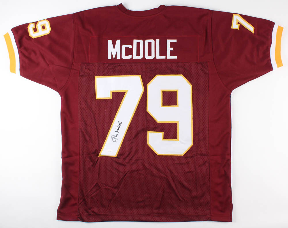 Ron McDole Signed Redskins Jersey (JSA COA) 1 of 70 Greatest Washington Redskins