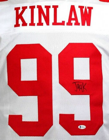 Javon Kinlaw Signed San Francisco 49ers Jersey (Beckett COA) 2020 1st Round Pick