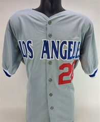 Don Sutton Signed Los Angeles Dodgers Gray Jersey Inscribed "HOF 98" (JSA COA)