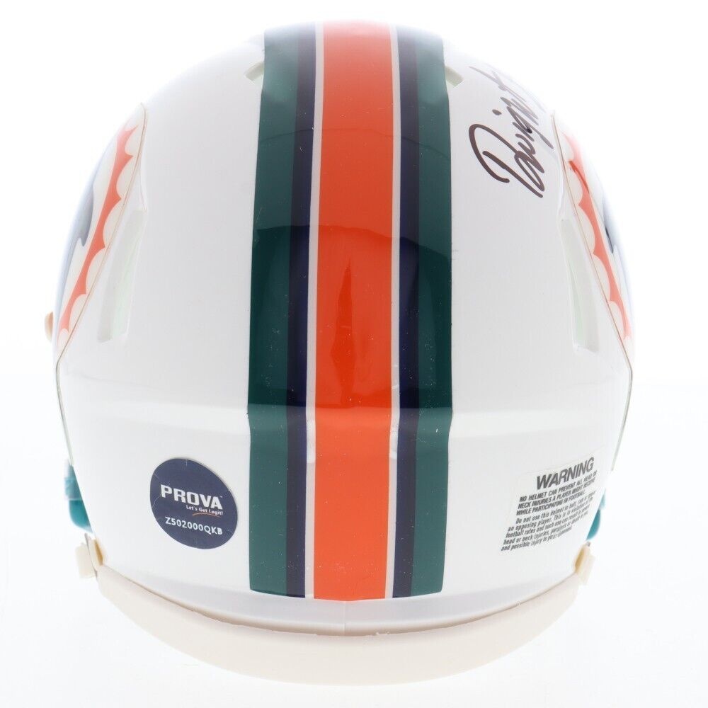 Dwight Stephenson Signed Miami Dolphins Mini Helmet (Prova) Hall of Fame 1998