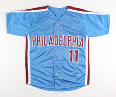 Tim McCarver Signed Philadelphia Phillies Jersey (JSA COA) 2xWorld Series Champ