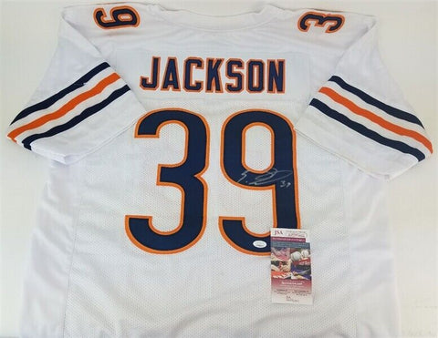 Eddie Jackson Signed Bears Jersey (JSA COA) Chicago 2017 4th Rd Pick / Bama D B