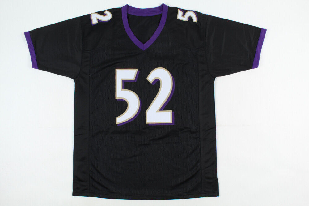 Ray Lewis Baltimore Ravens Signed Purple Custom Jersey