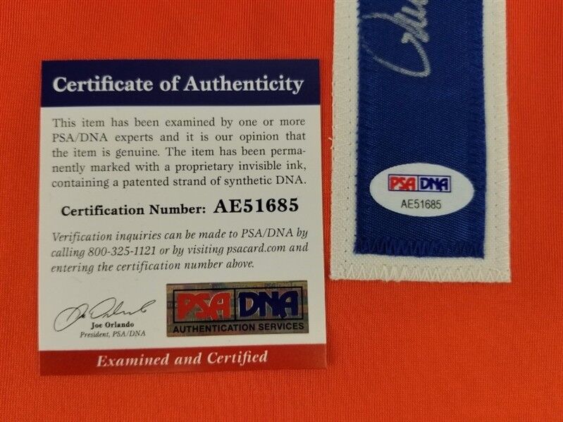 Ron Darling Signed New York Mets Orange Jersey (PSA COA) 1986 World Ch –