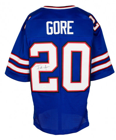 Frank Gore Signed Buffalo Bills Blue Jersey (JSA COA) 5×Pro Bowl Running Back
