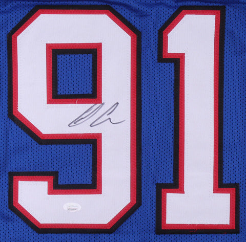 Ed Oliver Signed Buffalo Bills Blue Jersey (JSA COA) 2019 1st Round Draft Pick