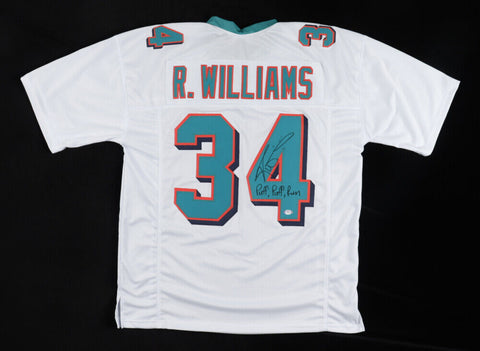 Ricky Williams Signed Miami Dolphins Jersey Inscribed "Puff Puff Run" (PSA COA)