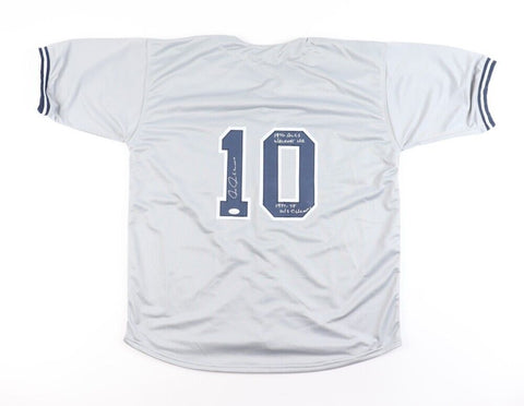 Chris Chambliss Signed New York Yankees Jersey (JSA COA) 2xInscribed See Photos