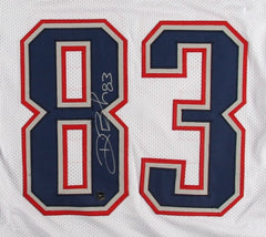 Deion Branch Signed Patriots Jersey (Patriots Alumni COA) Super Bowl MVP (XXXIX)