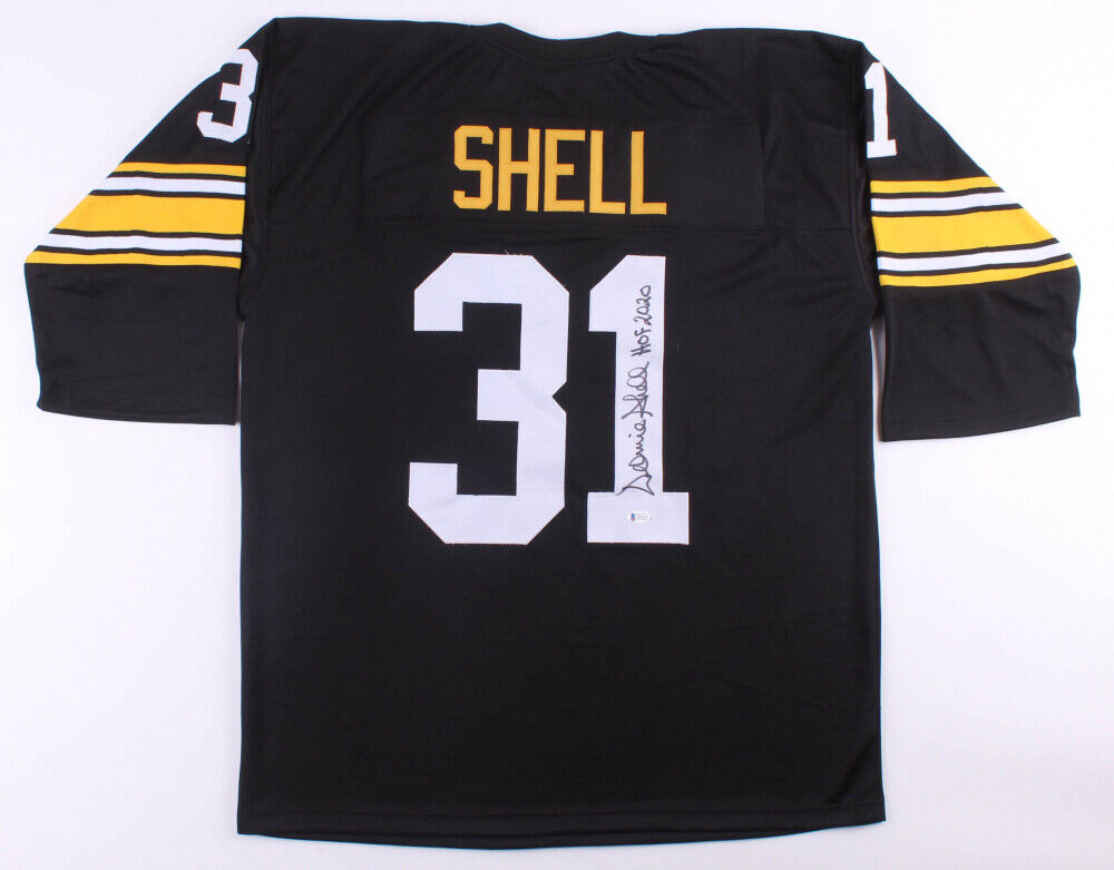 Donnie Shell Signed Pittsburgh Steelers Jersey Inscribed HOF 2020 (Beckett) D.B.