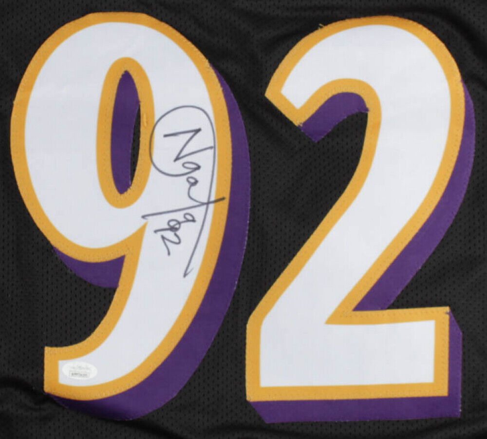 Haloti Ngata Signed Baltimore Ravens Career Highlight Stat Jersey (JSA Hologram)