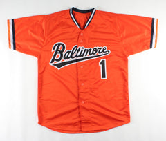 Al Bumbry Signed Baltimore Orioles Jersey (JSA COA)  Inscribed ROY 1973