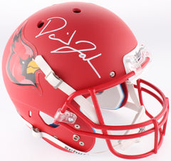 David Johnson Signed Cardinals Full-Size Custom Matte Red Helmet (JSA COA)