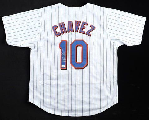 Endy Chávez Signed New York Mets Jersey (JSA) Veteran Journeyman Outfielder