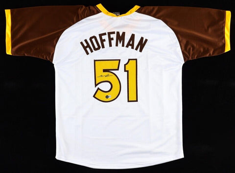 Trevor Hoffman Signed Padres Jersey (Beckett) San Diego Closer 1993 2008 HOF RP