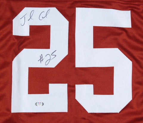 Jamaal Charles Signed Texas Longhorns Jersey (PSA Holo) K.C.Chiefs R.B 2008–2016