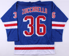 Mats Zuccarello Signed Rangers Jersey (Beckett COA) Playing career 2004–present