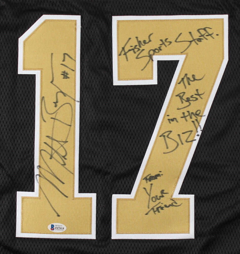 Mitch Berger Signed Saints Jersey Inscribed "The Best in the Biz!!" Beckett Holo