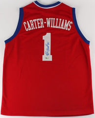 Michael Carter-Williams Signed 76ers Jersey (FCA COA) 2013 1st Round Draft Pick