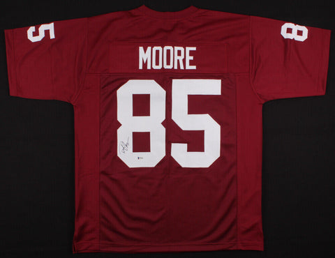 Rob Moore Signed Arizona Cardinals Maroon Jersey (Beckett COA) 2×Pro Bowl W.R.