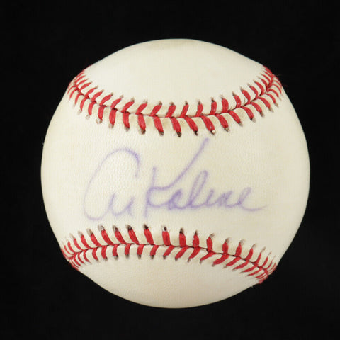 Al Kaline Signed OML Baseball (JSA COA) Detroit Tigers 3,000 Hit Club / HOF 1980