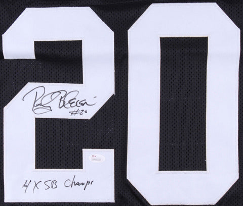 Rocky Bleier Signed Pittsburgh Steelers Jersey Inscribed "4xSB Champs" (JSA COA)