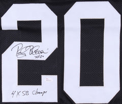 Rocky Bleier Signed Pittsburgh Steelers Jersey Inscribed "4xSB Champs" (JSA COA)