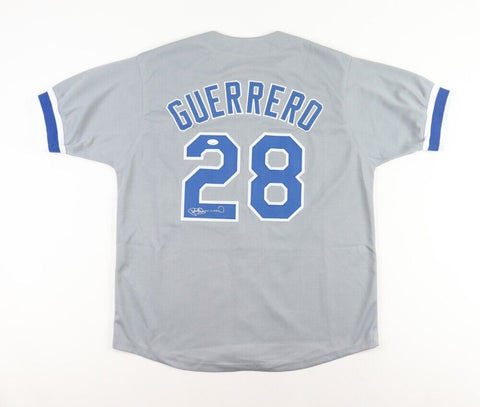 Pedro Guerrero Signed Pro Style Custom Los Angeles Dodgers Jersey Pro  Player COA