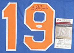 Bobby Ojeda Signed New York Mets Throwback Jersey (JSA COA) 1986 World Champion