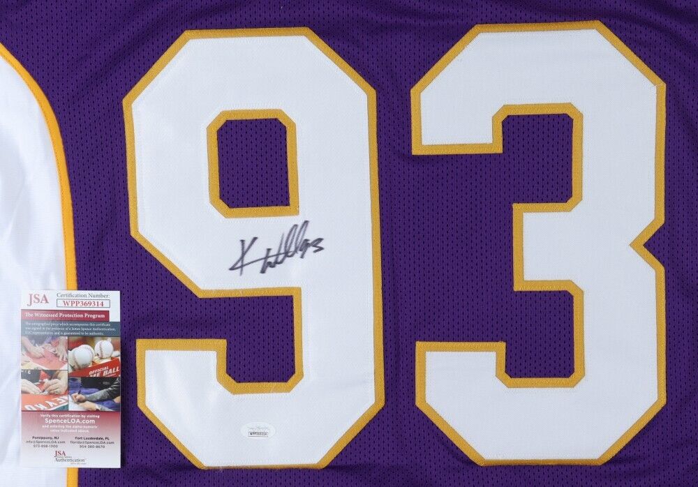 Kevin Williams Signed Minnesota Vikings Jersey (JSA COA) Def Tackle 20 –