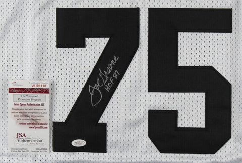 Mean Joe Greene Signed Steelers Mitchell & Ness Style Jersey HOF 87 (JSA COA)