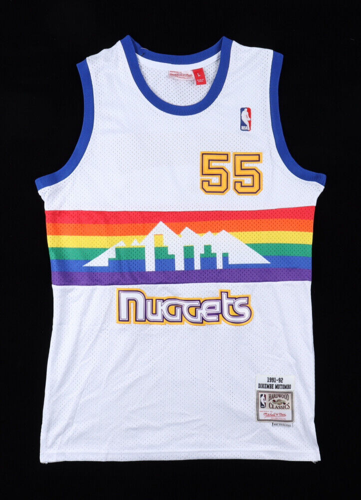 Dikembe Mutombo Denver Nuggets Mitchell & Ness 1991-92 Authentic