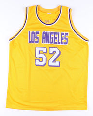 Jamaal Wilkes Signed Los Angeles Lakers Jersey (PSA COA) 4xNBA Champion Forward