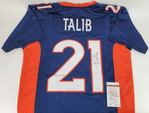 Aqib Talib Signed Denver Bronco Jersey (JSA COA) 5×Pro Bowl (2013–2017) Def Back