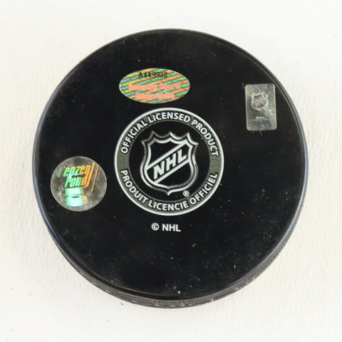 Bobby Clarke Signed Philadelphia Flyer Logo Puck (Schwartz) 2xStanley Cup Champ