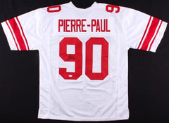 Jason Pierre-Paul Signed White Giants Jersey (JSA) Super Bowl champion (XLVI)