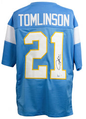 LaDainian Tomlinson Signed San Diego Chargers Jersey (JSA COA & Tomlinson Holo)