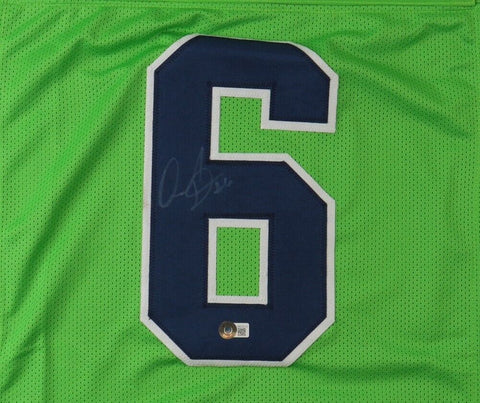 Quandre Diggs Signed Seahawk Jersey (Beckett) Seattle Def. Back / Texas Longhorn